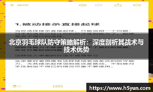 北京羽毛球队防守策略解析：深度剖析其战术与技术优势